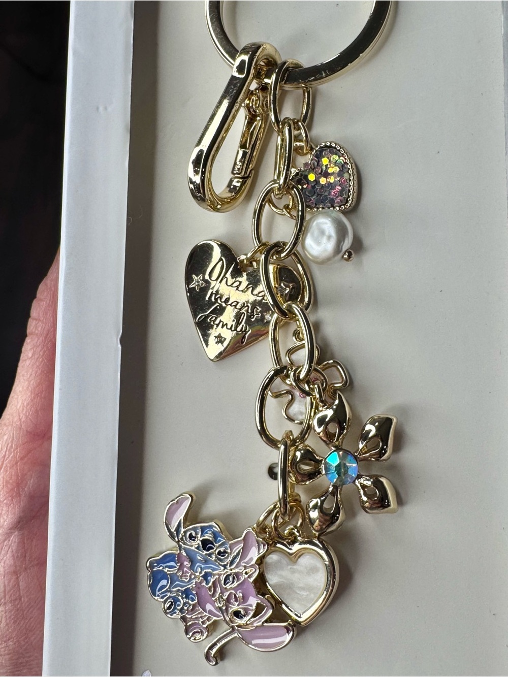 Disney Stitch and Angel Ohana Keychain bag charm - Picture 4 of 4